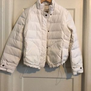White XL Calvin Klein Puffy Coat